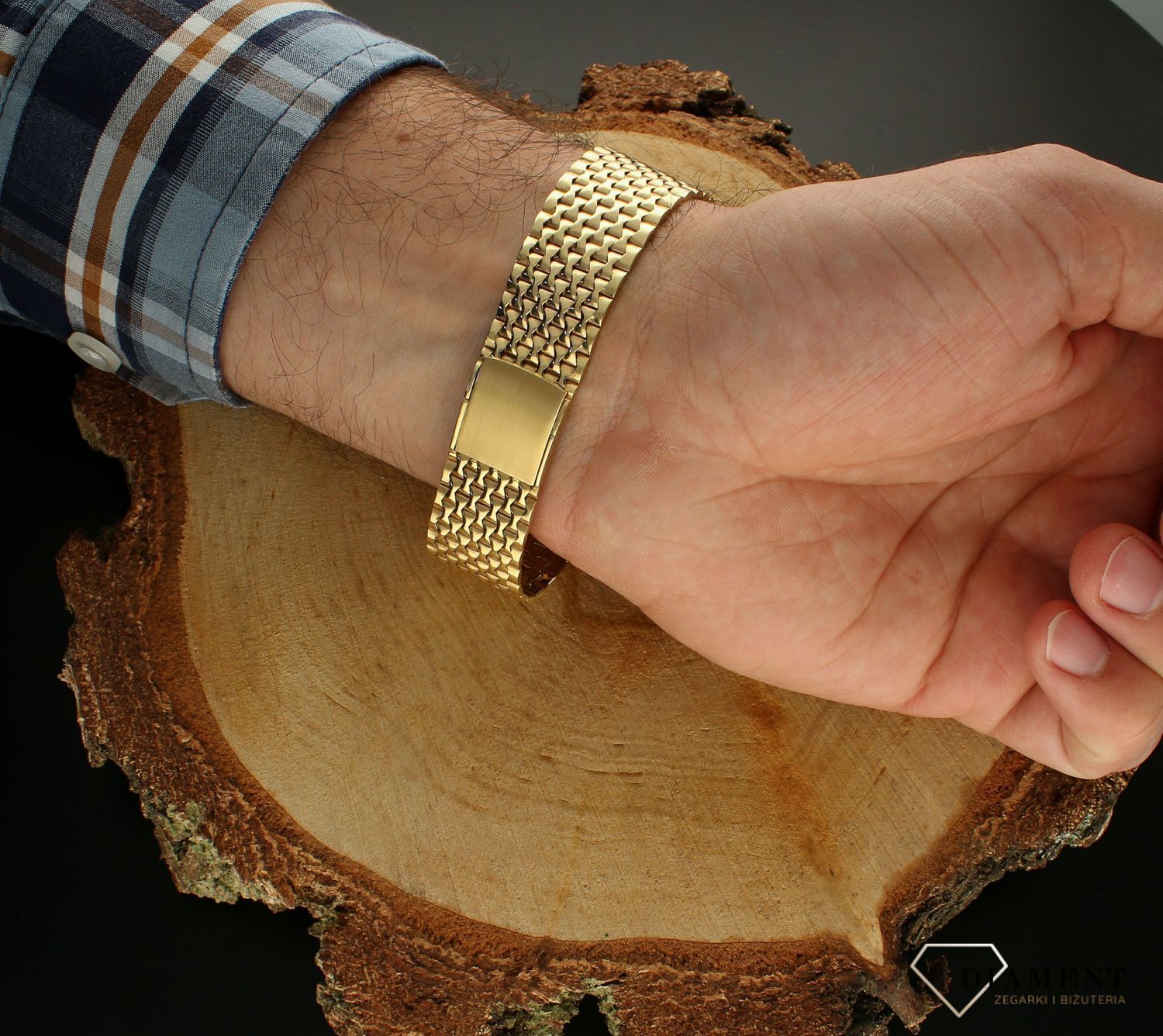 Męski zegarek złoty GENEVE 000401 Gold 14K GENEVE 000401.  (4).jpg